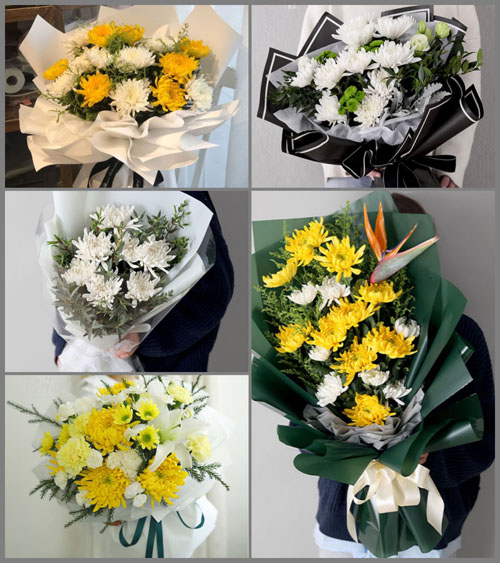 湖南怀化洪江市桂花园乡白事花束代送